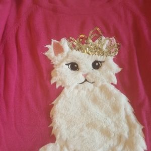 Two super soft girls sweaters, pink & maroon